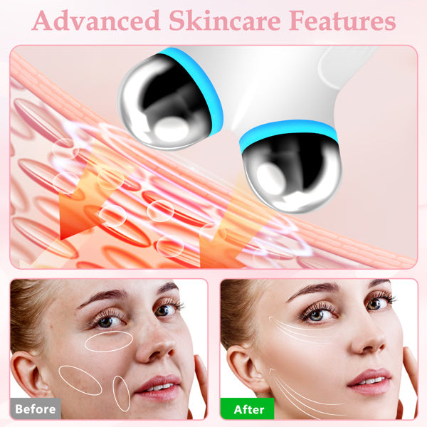 EMS Facial Toning Kit ⚡ Microcurrent Lift & Sculpt, Multi-Head Beauty Tools