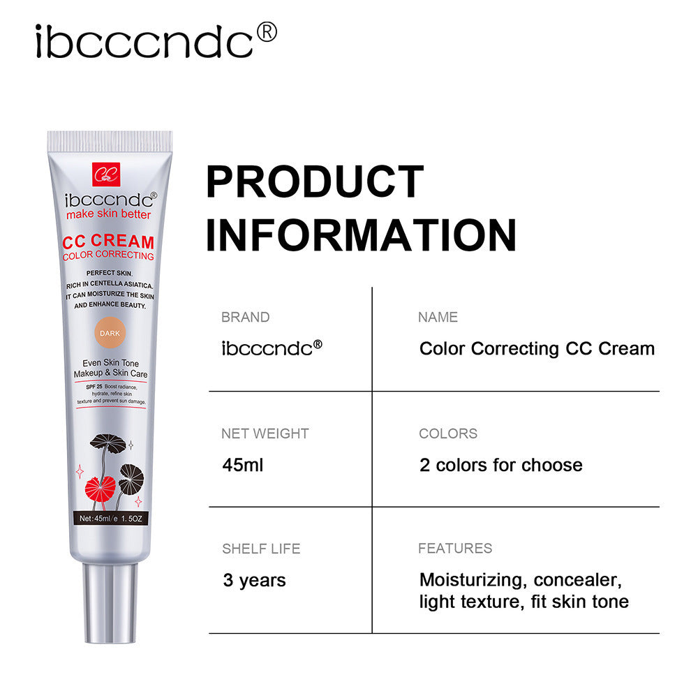 Hydrating CC Cream ️ Color-Correcting, Waterproof & Sweat-Resistant