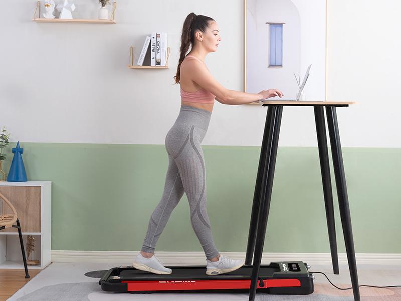Under-Desk Walking Treadmill ♀️ 2.5HP, 300-lb Capacity, Foldable + Remote