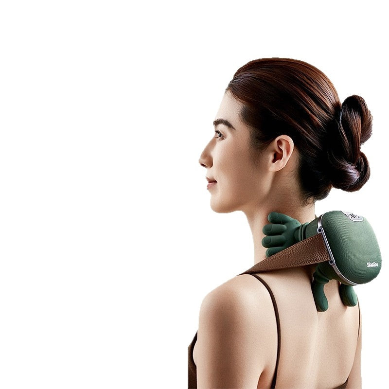 Tiny Hand Neck Massager ♂️ Portable Trigger-Point & Tension Relief