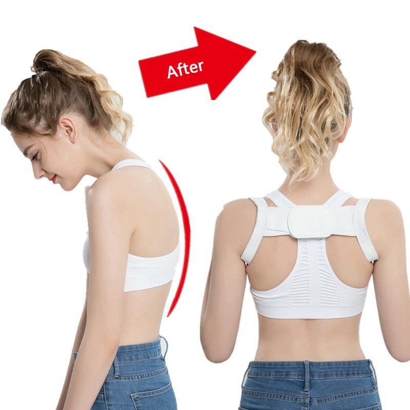 Posture Corrector Back Support Brace for Desk & Daily Wear | Discreet, Adjustable