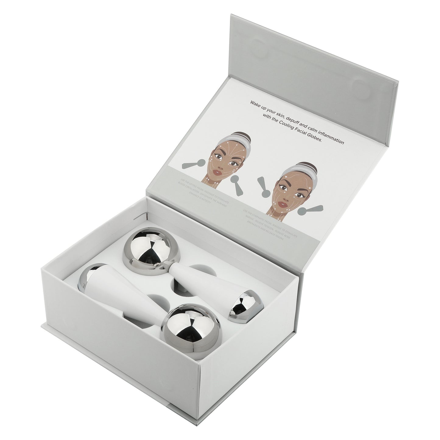 Stainless Steel Ice Roller ❄️ Puff-Reducing Face & Body Tool