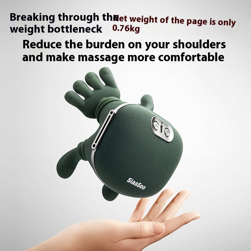 Tiny Hand Neck Massager ♂️ Portable Trigger-Point & Tension Relief