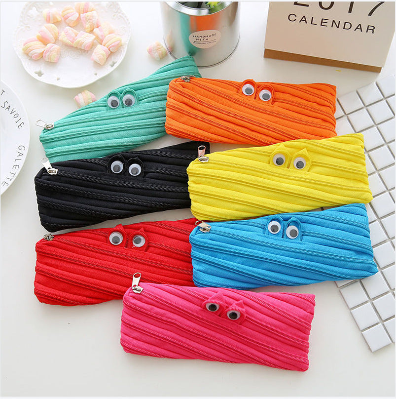 Monster Mouth Zipper Bag Fun Pencil & Cosmetic Pouch