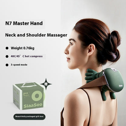 Tiny Hand Neck Massager ‍♂️ Portable Trigger-Point & Tension Relief