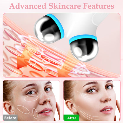 EMS Facial Toning Kit ⚡ Microcurrent Lift & Sculpt, Multi-Head Beauty Tools