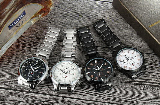Men’s Luxury Automatic Mechanical Watch ⌚ Stainless Steel Waterproof