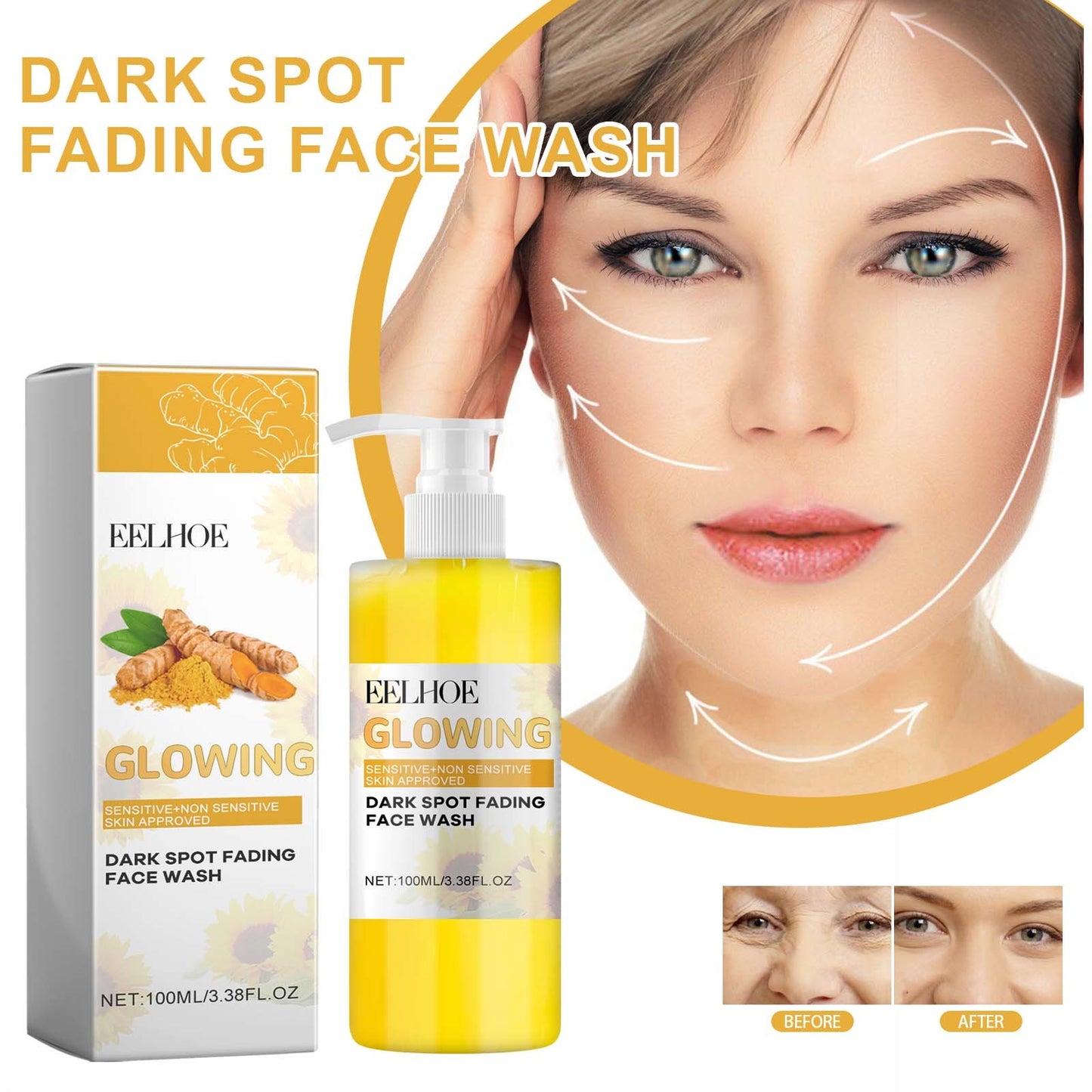 Turmeric Whitening Cleanser Lotion