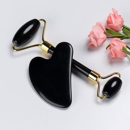 Genuine Quartz Jade Roller & Gua Sha Set  Lift, Tone & Soothe