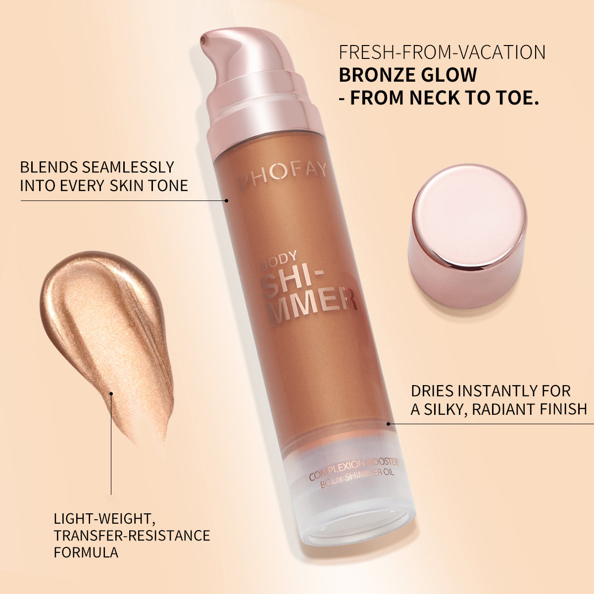 Shimmer Glow Body Oil ✨ Hydrating, Festival-Ready Radiance