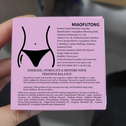 Purple Soap with Natural Plant Extracts