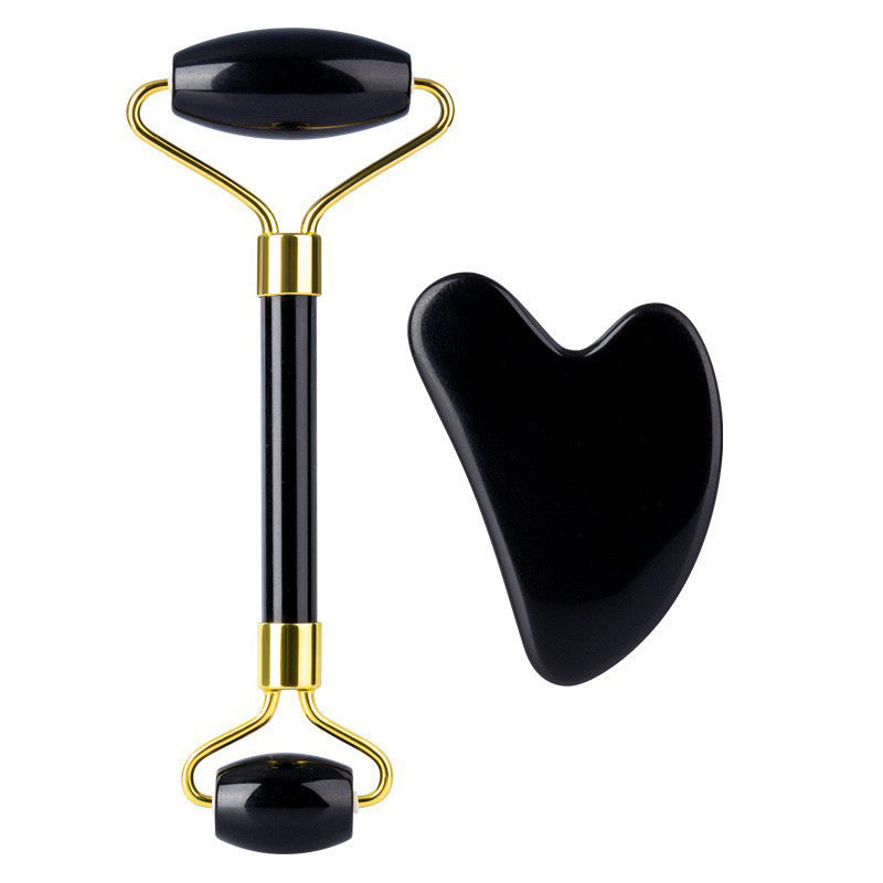 Genuine Quartz Jade Roller & Gua Sha Set  Lift, Tone & Soothe