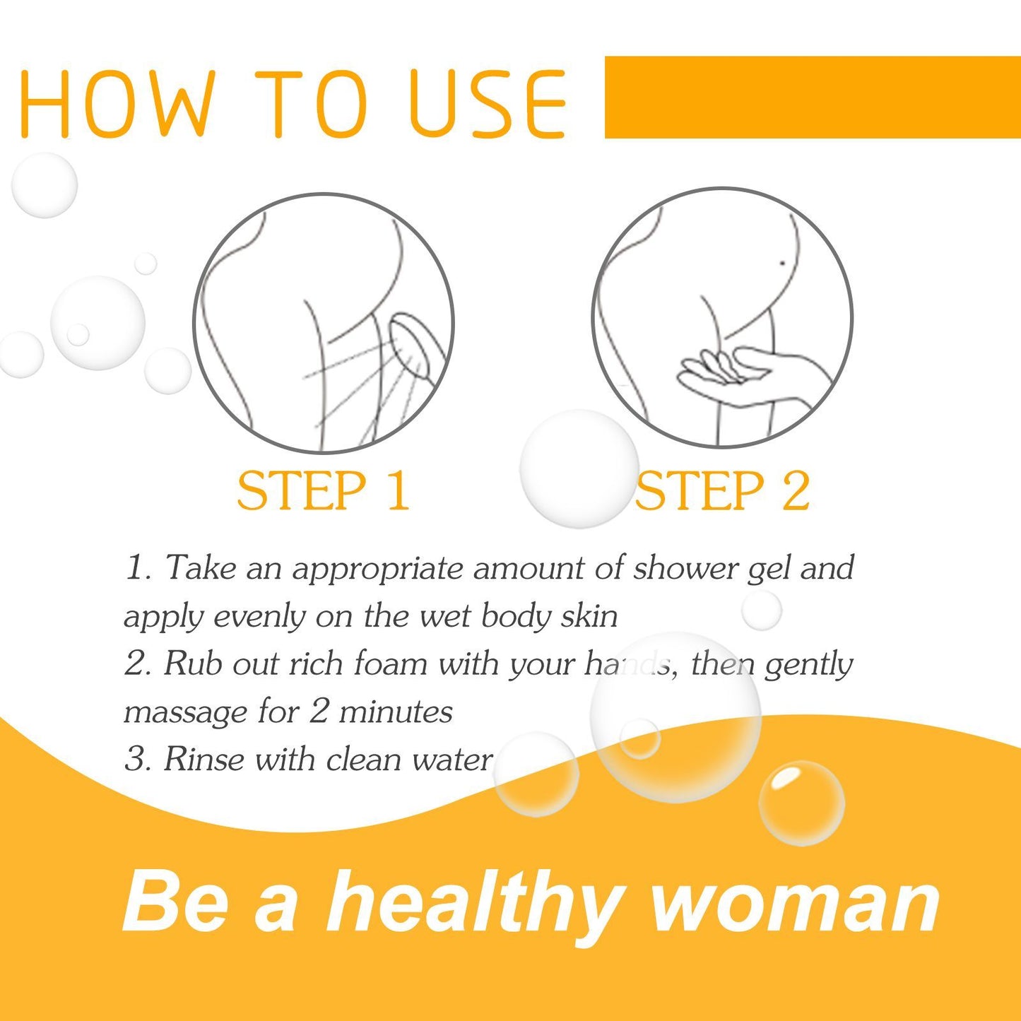 Women’s Shower Gel – Refreshing, Moisturizing & Oil Control