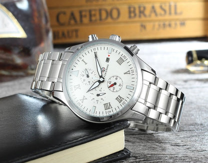 Men’s Luxury Automatic Mechanical Watch ⌚ Stainless Steel Waterproof