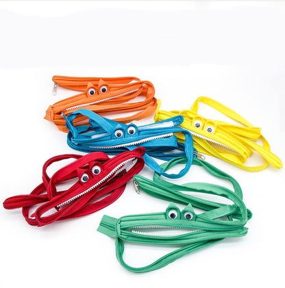 Monster Mouth Zipper Bag  Fun Pencil & Cosmetic Pouch