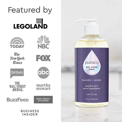 Puracy Gel Hand Soap (Plant-Derived, Family-Friendly, High-Use Value)
