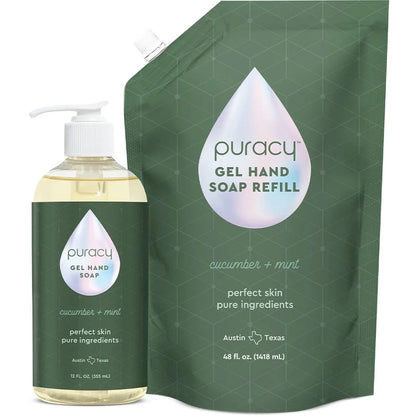 Puracy Gel Hand Soap (Plant-Derived, Family-Friendly, High-Use Value)