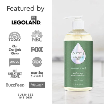Puracy Gel Hand Soap (Plant-Derived, Family-Friendly, High-Use Value)