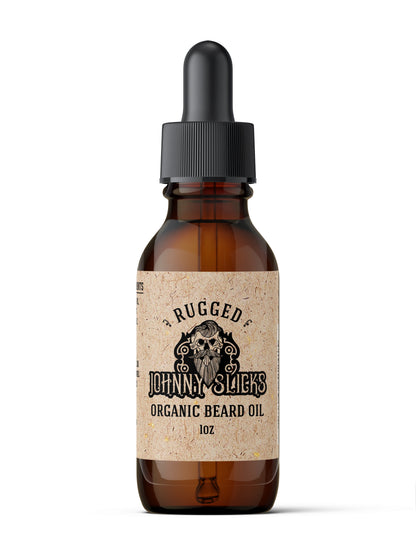 Johnny Slicks Organic Beard Oil (Original · Rugged · Paradise)