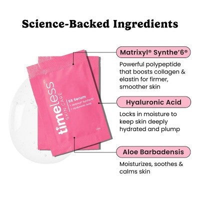 Timeless Skin Care Matrixyl Synthe Serum Pouches 28ct