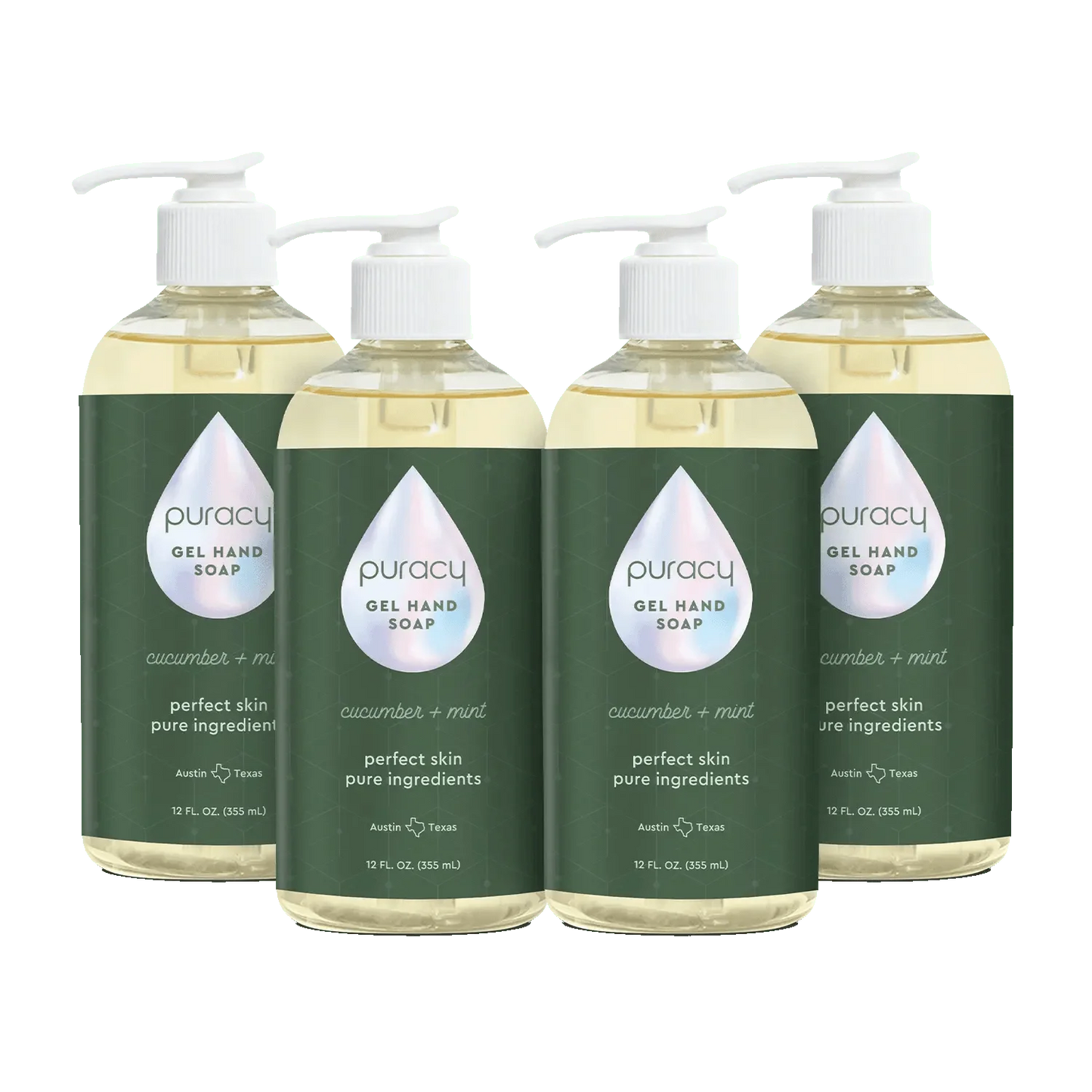 Puracy Gel Hand Soap (Plant-Derived, Family-Friendly, High-Use Value)
