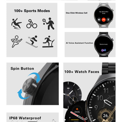 SENBONO V19 Business Smart Watch  Answer Calls, HR, Waterproof