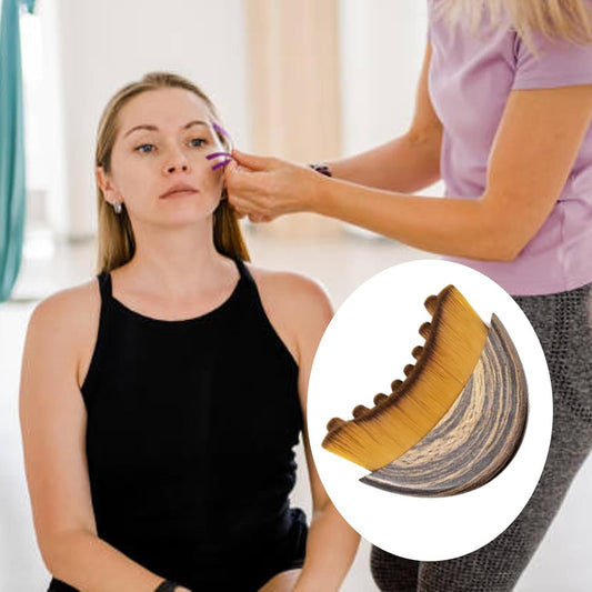 Facial Soft Gua Sha Brush  Gentle Sculpt, Lift & Glow