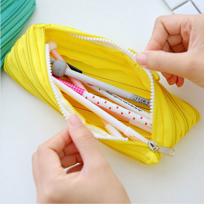 Monster Mouth Zipper Bag  Fun Pencil & Cosmetic Pouch