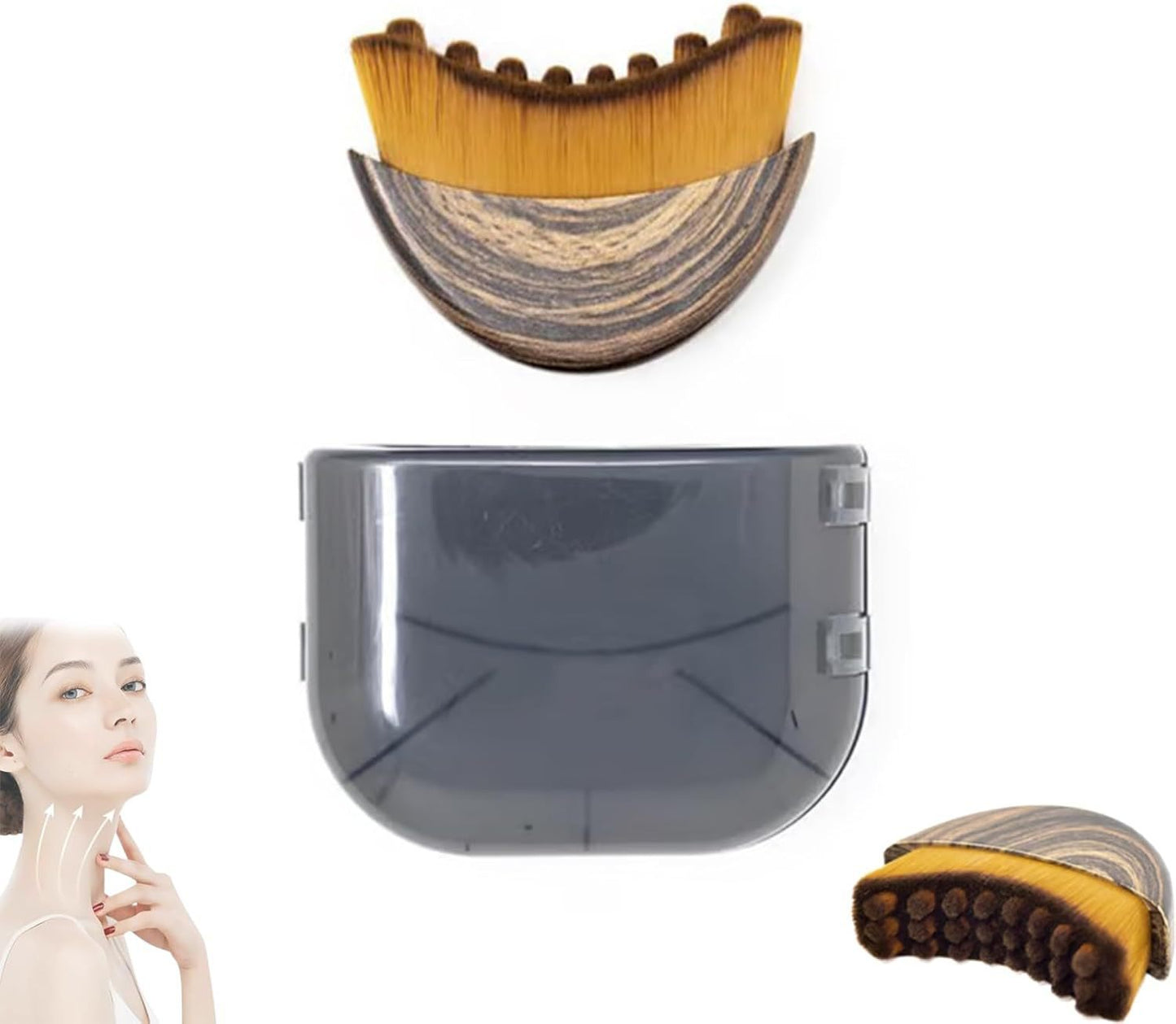 Facial Soft Gua Sha Brush  Gentle Sculpt, Lift & Glow