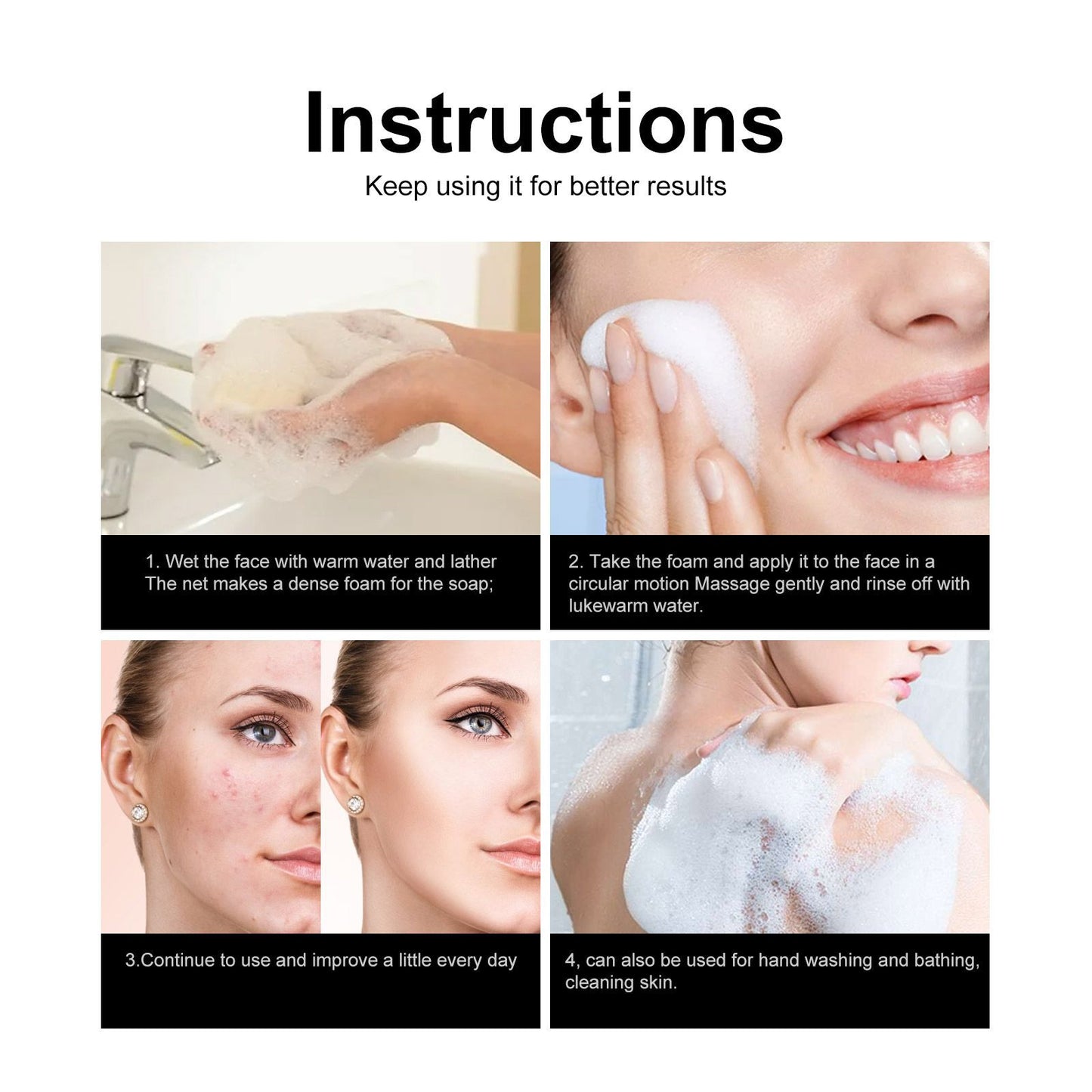 Acne Inhibiting Cleansing Mite Handmade Soap