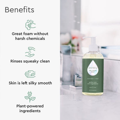 Puracy Gel Hand Soap (Plant-Derived, Family-Friendly, High-Use Value)