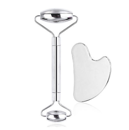 Genuine Quartz Jade Roller & Gua Sha Set  Lift, Tone & Soothe