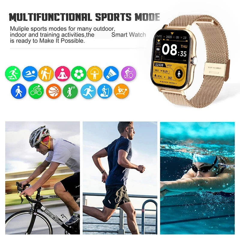 Y13 Smart Watch 📞 Bluetooth Calls, Heart Rate, Fitness Tracking
