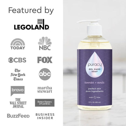 Puracy Gel Hand Soap (Plant-Derived, Family-Friendly, High-Use Value)
