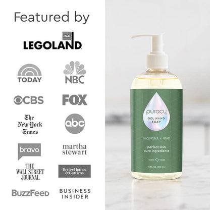 Puracy Gel Hand Soap (Plant-Derived, Family-Friendly, High-Use Value)