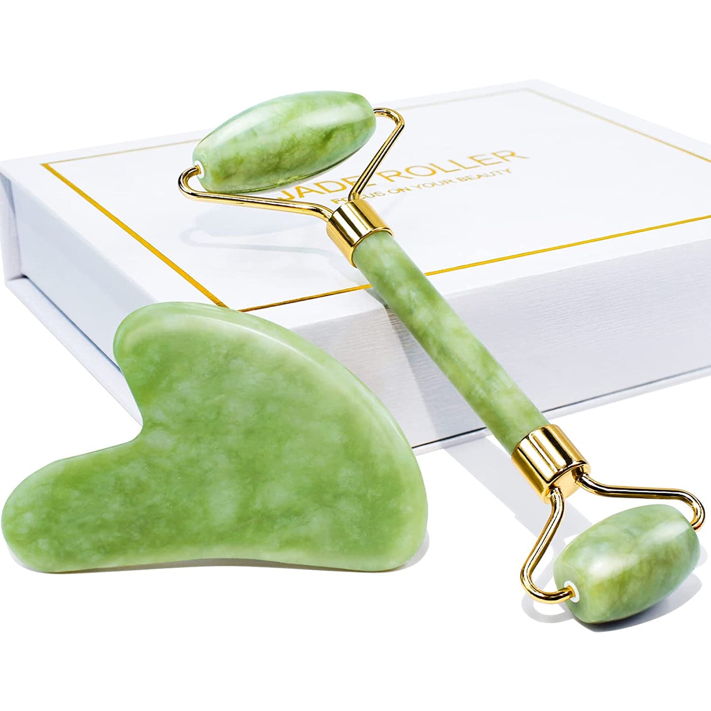 BeNat Jade Roller & Gua Sha Gift Box