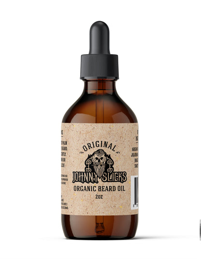 Johnny Slicks Organic Beard Oil (Original · Rugged · Paradise)