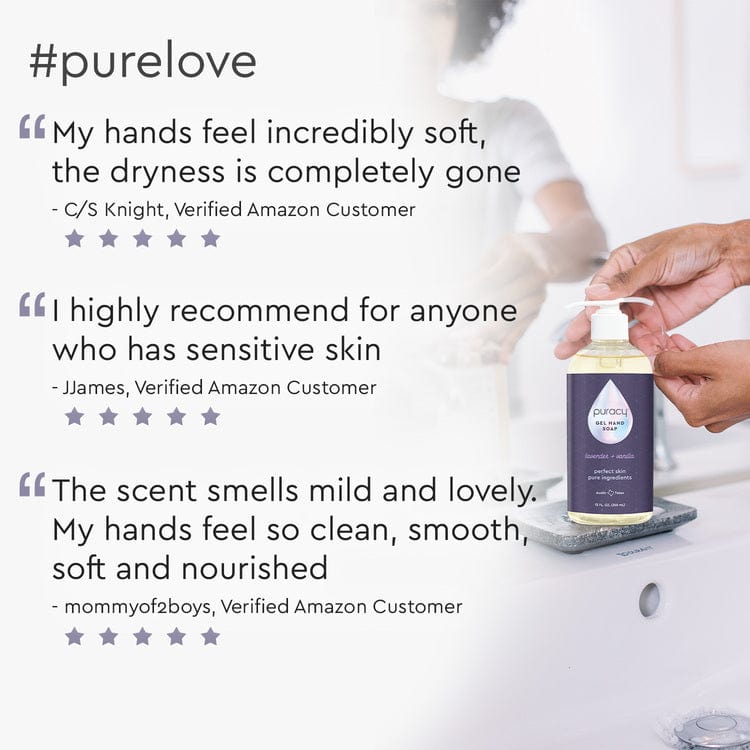 Puracy Gel Hand Soap (Plant-Derived, Family-Friendly, High-Use Value)